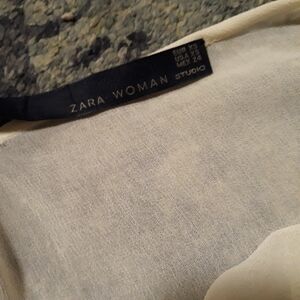 Zara Woman Studio Off-White Blouse